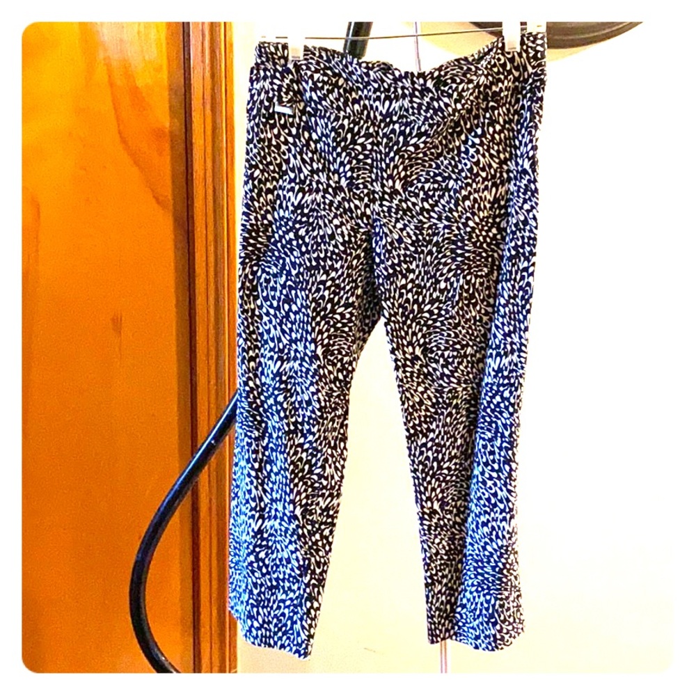 Black and white peck and peck pants